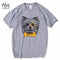 Men Summer Fashion Climb To The Moon Printed T-Shirt-0755Gray-US SIZE S-JadeMoghul Inc.