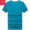 Men Summer Short-Sleeved T Shirt-O Neck Sky-S-JadeMoghul Inc.