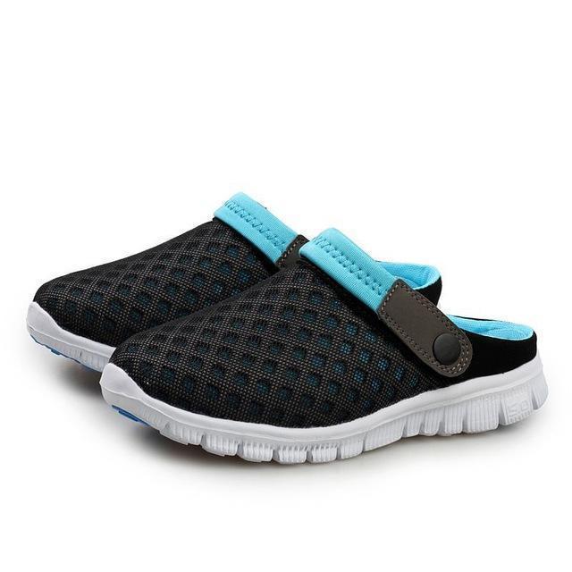 Men Summer Slippers / Unisex Beach Sandals-Blue-5.5-JadeMoghul Inc.