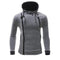 Men Sweatshirt - Winter Long Sleeve Slim Casual Pullover Hoodie-Gray-XL-China-JadeMoghul Inc.