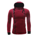 Men Sweatshirt - Winter Long Sleeve Slim Casual Pullover Hoodie-Red-XL-China-JadeMoghul Inc.