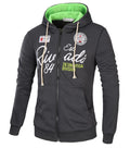 Men Sweatshirt / Zipper Hoodie For Men-Dark gray green-XL-JadeMoghul Inc.