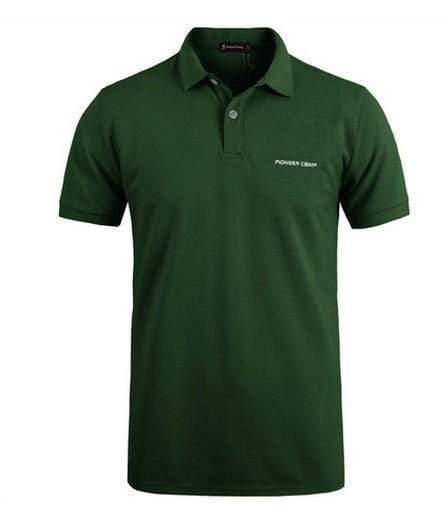 Men T-Shirt New Men Polo Shirt / Business & Casual Solid Short Sleeve Shirt AExp