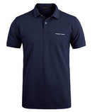 Men T-Shirt New Men Polo Shirt / Business & Casual Solid Short Sleeve Shirt AExp