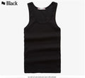 Men T-shirts Summer Cotton Slim Fit Men Tank Tops Clothing Bodybuilding Undershirt Golds Fitness tops tees 22151-Black-S-JadeMoghul Inc.