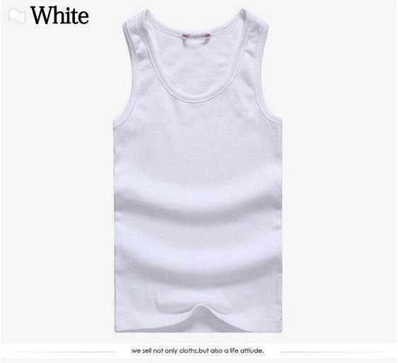 Men T-shirts Summer Cotton Slim Fit Men Tank Tops Clothing Bodybuilding Undershirt Golds Fitness tops tees 22151-White-S-JadeMoghul Inc.