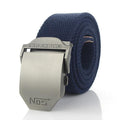 Men Tactical Belt / Automatic Buckle Belt-blue-110cm-JadeMoghul Inc.