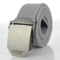 Men Tactical Belt / Automatic Buckle Belt-gray-110cm-JadeMoghul Inc.