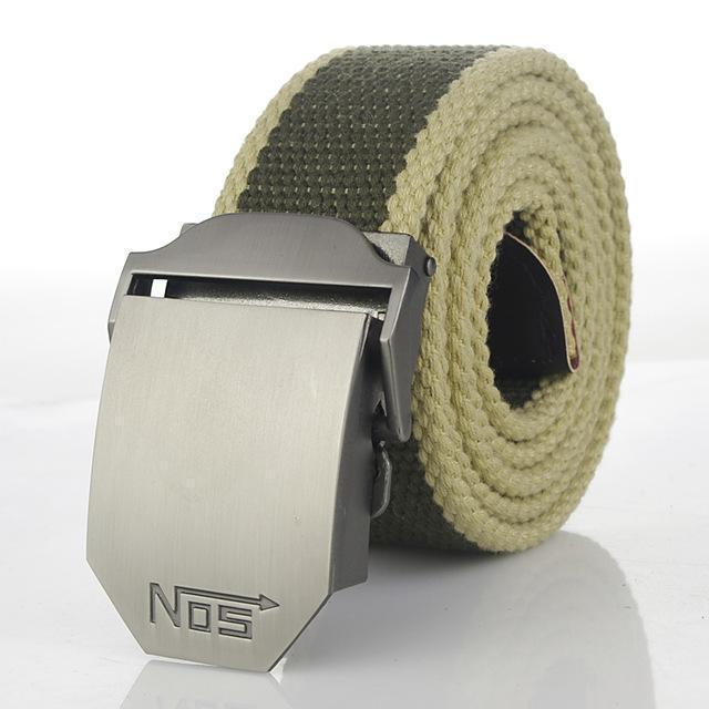 Men Tactical Belt / Automatic Buckle Belt-green side-110cm-JadeMoghul Inc.
