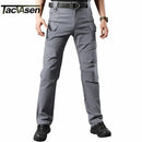 Men Tactical Pants / Men Cargo Pants / Men Multi-Pockets Casual Military Combat Trousers-Grey-30-JadeMoghul Inc.