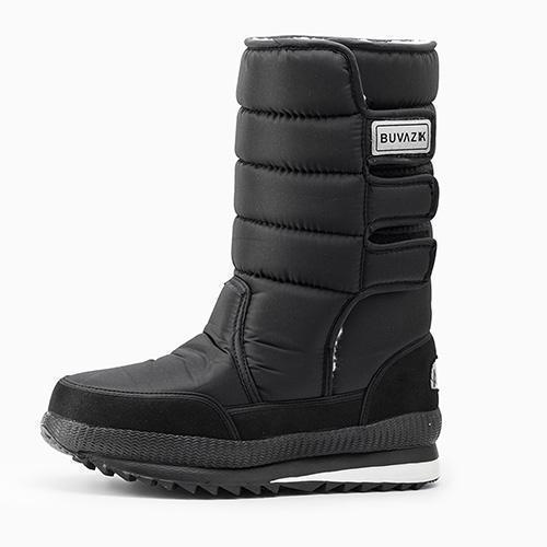 Men Thick Platforms / Knee-High Snow Boots-black-6.5-JadeMoghul Inc.