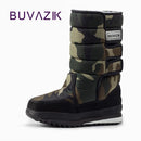 Men Thick Platforms / Knee-High Snow Boots-green camouflage-12.5-JadeMoghul Inc.
