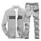 Men Tracksuit Set - New Sportswear Suit Set (2pcs Coat+Pants)-D05 gray-S-JadeMoghul Inc.