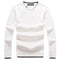Men V-Neck Thick Warm Winter Pullover-white-M-JadeMoghul Inc.