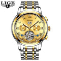 Men Watch - Luxury Automatic Mechanical Watch-Gold Gold-JadeMoghul Inc.