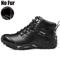 Men Waterproof Footwear Boots / Winter Snow Boots-blk no fur 1611-6-JadeMoghul Inc.