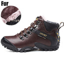 Men Waterproof Footwear Boots / Winter Snow Boots-brown fur 1611-8-JadeMoghul Inc.
