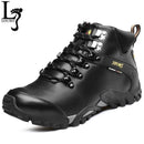 Men Waterproof Footwear Boots / Winter Snow Boots-brown fur 1611-8-JadeMoghul Inc.