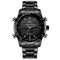 Men Waterproof Full Steel Casual Quartz Sports Wrist Watch-Black White-JadeMoghul Inc.