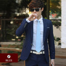 Men Wedding Suit / Slim Fit Suit For Men-1 blue-XS-JadeMoghul Inc.