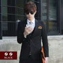 Men Wedding Suit / Slim Fit Suit For Men-2 black-XS-JadeMoghul Inc.