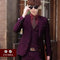 Men Wedding Suit / Slim Fit Suit For Men-2 fuchsia-XS-JadeMoghul Inc.