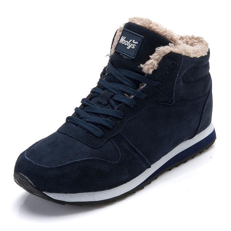 Men Winter Shoes / Ankle Boots-Black-10.5-JadeMoghul Inc.