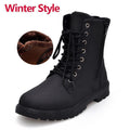 Men Winter Warm Waterproof Snow Boots-Winter Boots Black-6.5-JadeMoghul Inc.