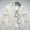 Men Winter Wool Blend Cardigan / Fashionable Sweater For Men-203 Army Green-M-JadeMoghul Inc.