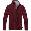Men Winter Wool Blend Cardigan / Fashionable Sweater For Men-203 Red-S-JadeMoghul Inc.