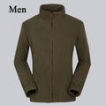 Men /Women Outdoor Sport Polar Fleece Jacket-men army green-Asian S-JadeMoghul Inc.