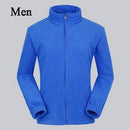 Men /Women Outdoor Sport Polar Fleece Jacket-men blue-Asian S-JadeMoghul Inc.