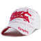 Men / women Unisex Base ball Hat With embroidered And Print Detailing-white pink-adjustable-JadeMoghul Inc.