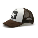 Men / women Unisex Base ball Hat With Print Detailing-Brown-JadeMoghul Inc.