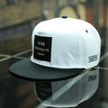 Men / women Unisex Flat Visor Hat With Print Detailing-White-JadeMoghul Inc.