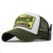 Men / Women Unisex Mesh Embroidered Base Ball Hat-WEST Green-Adjustable-JadeMoghul Inc.