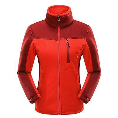Men /Women Winter Softshell Fleece Jacket-Women Red-M-JadeMoghul Inc.