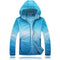 Men / Women's Quick Dry Breathable Ombre Jacket-Blue White-Aisian Size S-JadeMoghul Inc.
