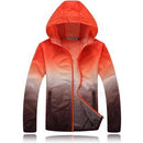Men / Women's Quick Dry Breathable Ombre Jacket-Orange Brown-Aisian Size S-JadeMoghul Inc.