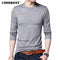 Men Wool Sweater / Slim Fit Warm O-Neck Pullover-Gray-S-JadeMoghul Inc.