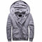 Men Zipper Hooded Coat / Tracksuit Sweatshirt-MC1647GR-M-JadeMoghul Inc.