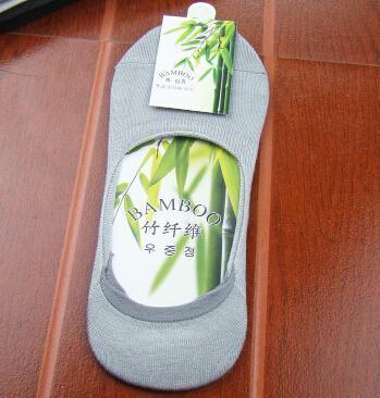 Men's Bamboo Fiber Non-Slip Socks-light gray-JadeMoghul Inc.