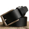Men's belt leather belt men male genuine leather strap luxury pin buckle casual men's belt Cummerbunds-B BLACK-105cm-JadeMoghul Inc.