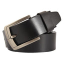 Men's belt leather belt men male genuine leather strap luxury pin buckle casual men's belt Cummerbunds-C BLACK-95cm-JadeMoghul Inc.