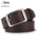 Men's belt leather belt men male genuine leather strap luxury pin buckle casual men's belt Cummerbunds-C BROWN-95cm-JadeMoghul Inc.