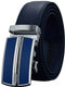 Men's Belts Luxury Automatic Buckle Genuine Leather Strap Black Brown for Men-Blue-120cm-JadeMoghul Inc.