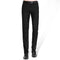 Men's Black Suit Pant - Flat-Front Straight Slim-Fit Straight Trousers - Solid Dress Pants-Black-28-JadeMoghul Inc.