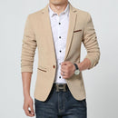 Men's Blazer Suit Jacket-1625Black-L-JadeMoghul Inc.