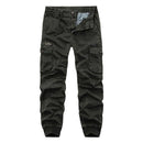 Mens Cargo Pants Men Elastic Waist Pants Man 2017 Casual Fashion Joggers Sweatpants black Harem Pants Army Trousers for Men 38-army green-34-JadeMoghul Inc.