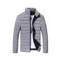 Mens Casual Jacket / All Season Solid Jacket-gray-M-JadeMoghul Inc.